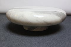 Vintage Faux-Marble Resin "Mushroom" Coffee Table