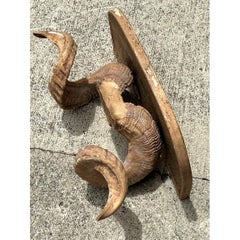 Vintage Faux Ram’s Horn Bracket
