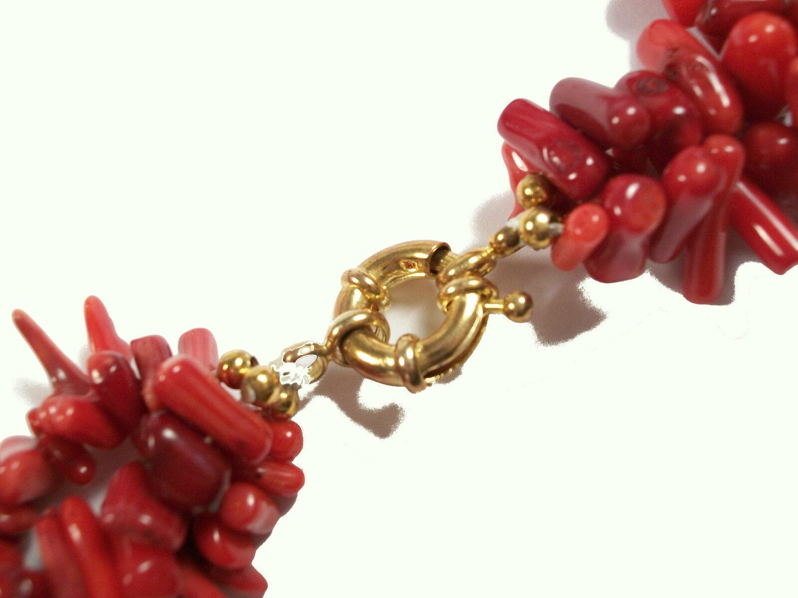 Vintage Faux Sicilian Branch Coral & Pearl Necklace, Unsigned, circa 1980s For Sale 4