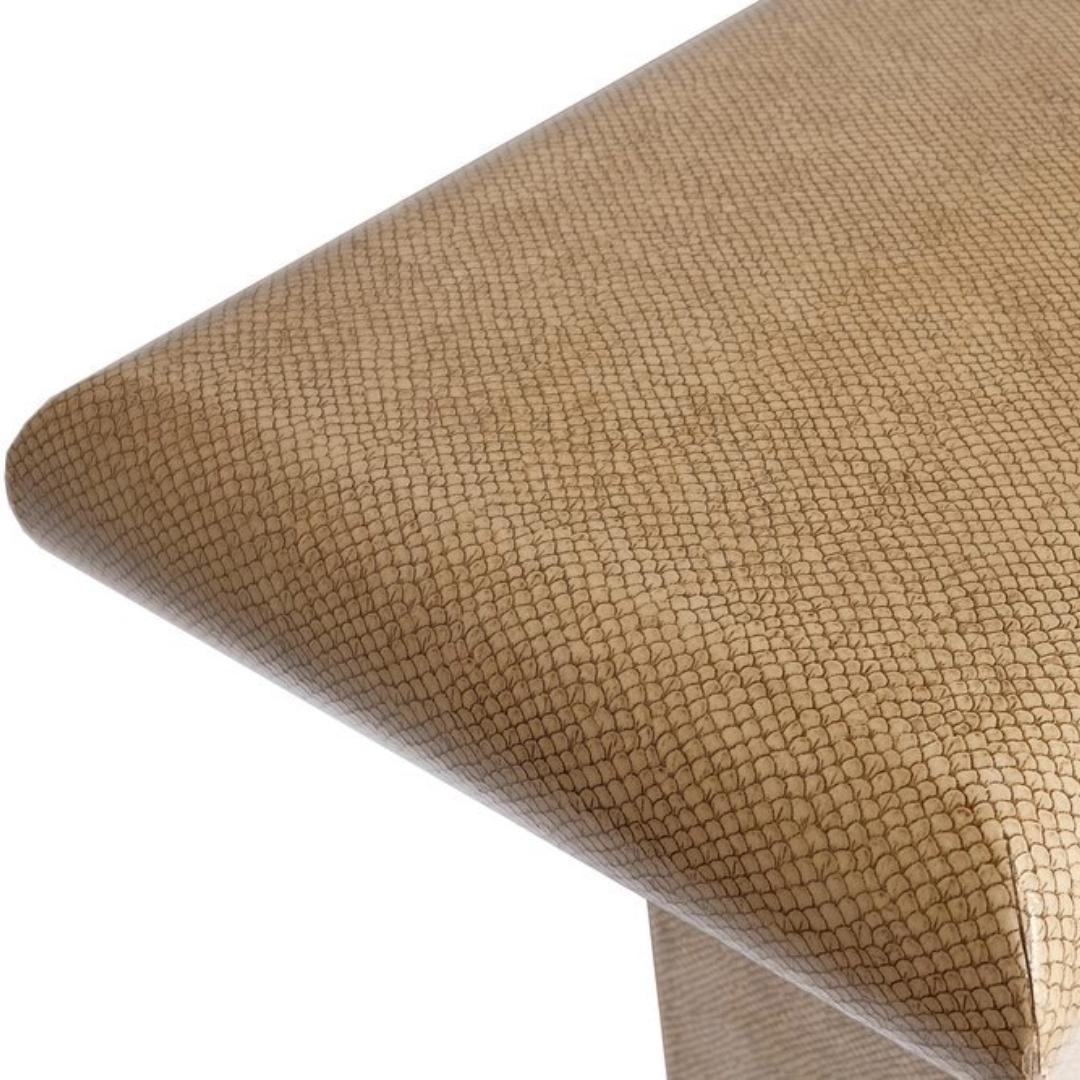Vintage Faux Schlangenhaut Konsole (Brutalismus) im Angebot