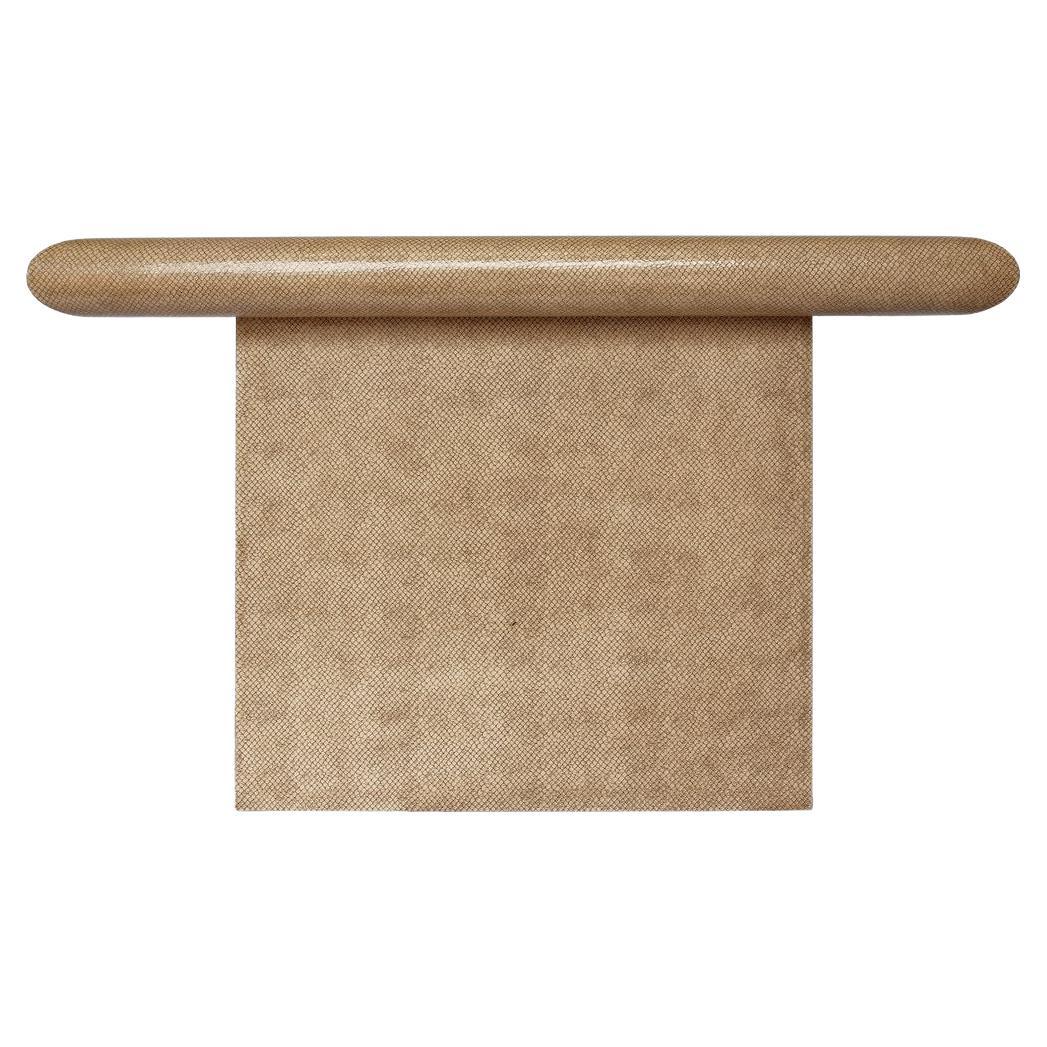 Vintage Faux Schlangenhaut Konsole im Angebot