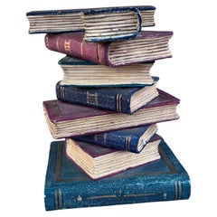 Vintage Faux gestapeltes Buch Beistelltisch