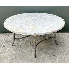 Vintage Faux Stone Coffee Table