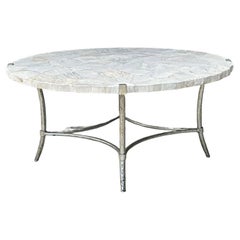 Vintage Faux Stone Coffee Table