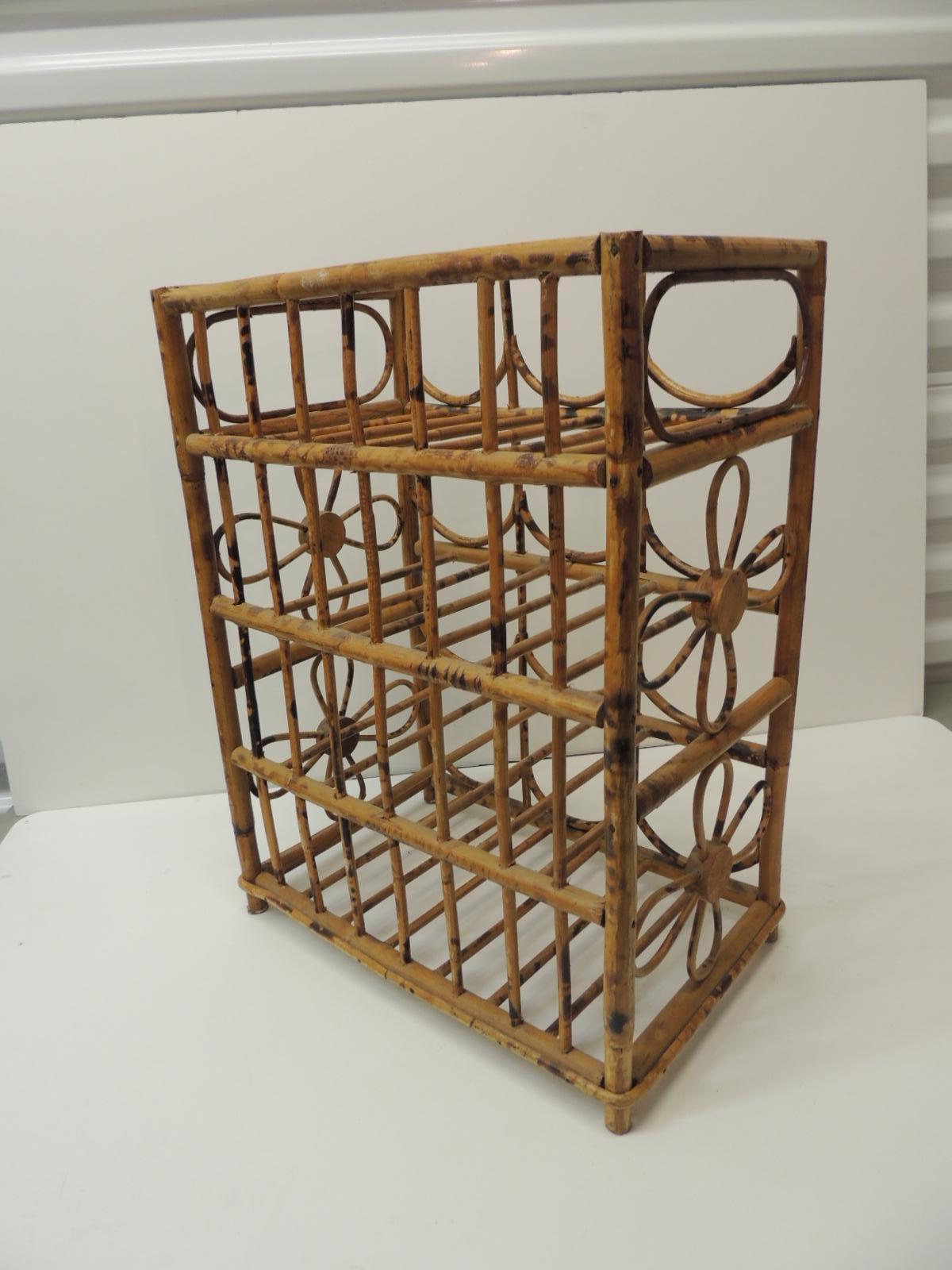 bamboo red wine rack factory