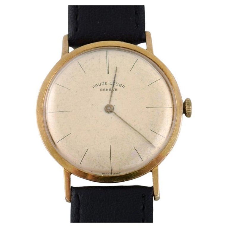 Vintage Favre Leuba Armbanduhr:: Genf:: 1950er Jahre bei 1stDibs