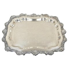 Vintage FB Rogers 6720 Victorian Style Silver Plated Small Serving Dish Platter
