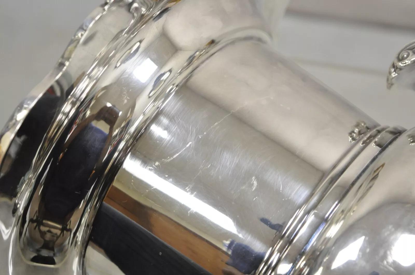 I.B. A.B. Seau à glace à champagne Rogers Georgetown plaqué argent en vente 3