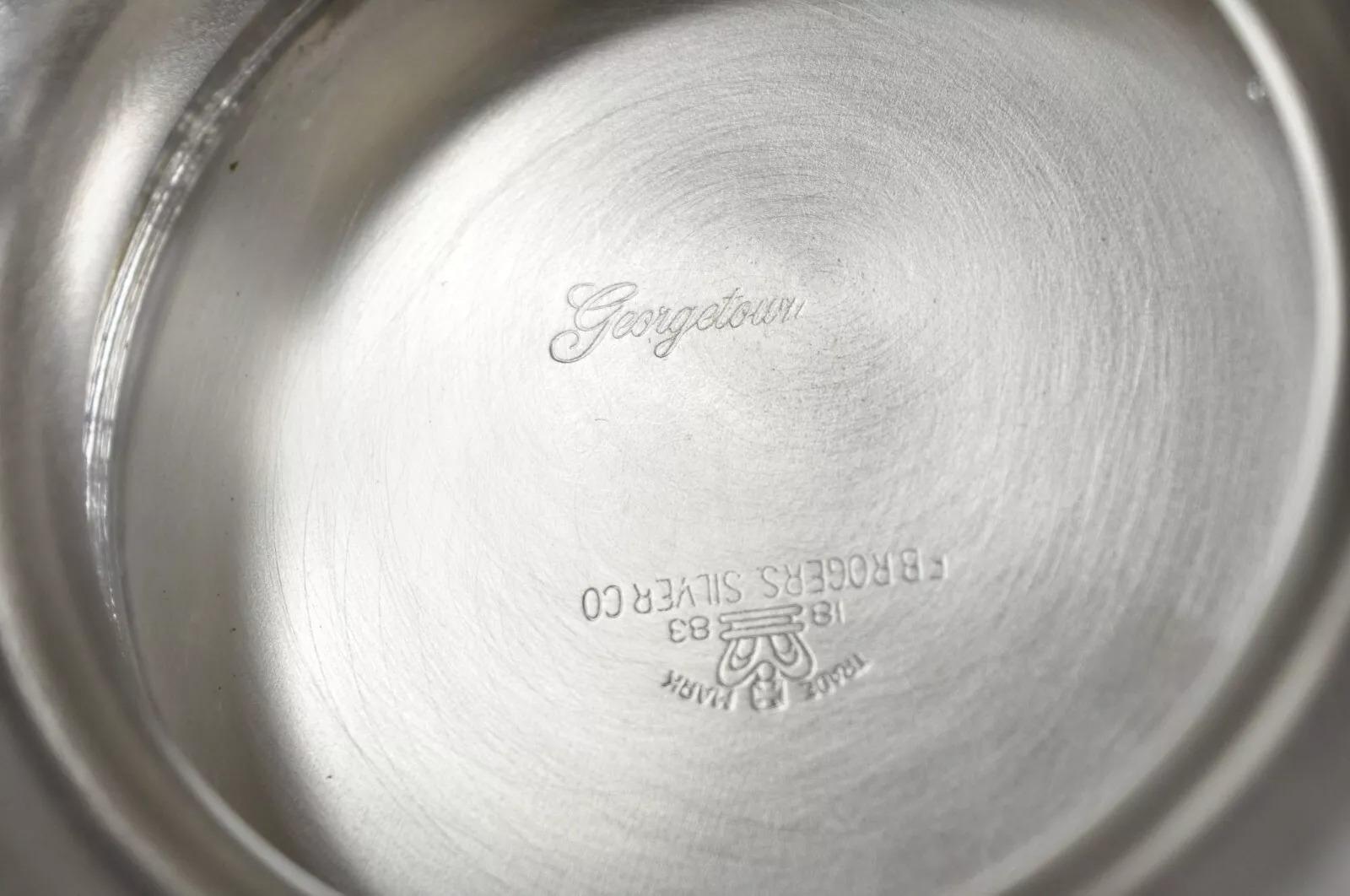 I.B. A.B. Seau à glace à champagne Rogers Georgetown plaqué argent en vente 5