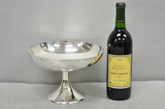 Vintage FB Rogers Mid Century Modern Silver Plated Fruit Bowl Compote