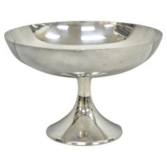 Vintage FB Rogers Mid Century Modern Silver Plated Fruit Bowl Compote