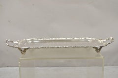 Vintage FB Rogers Silver Co 1338 Victorian Style Silver Plated Narrow Tray