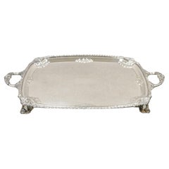 Vintage FB Rogers Silver Co 7737 Silver Plated Twin Handle Platter Tray