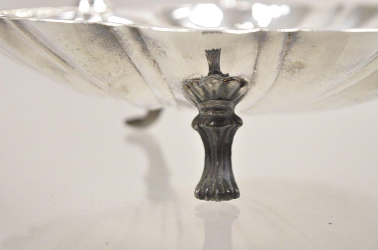 Vintage FB Rogers Plato de marisco concha de almeja plateado Servidor Chapado en plata en venta