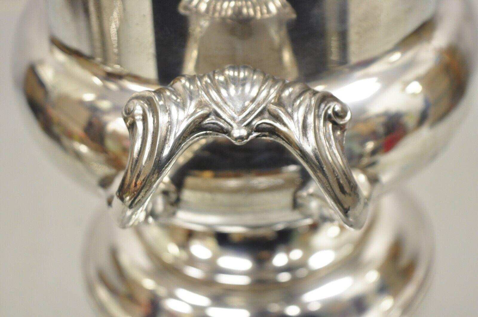 Vintage FB Rogers Copa trofeo bañada en plata Cubo para champán Enfriador de vino siglo XX en venta