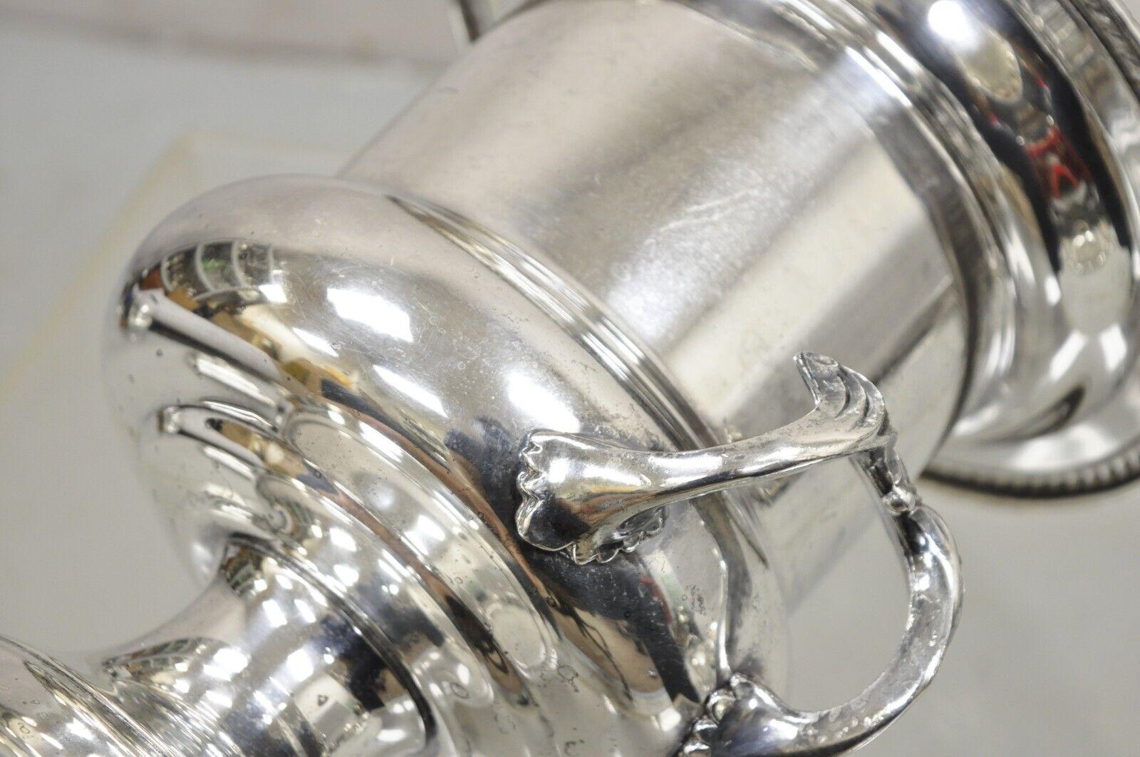 Vintage FB Rogers Urn Trophy Cup Silver Plated Champagne Chiller Ice Bucket 3