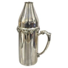 Portabotellas de Vino Victoriano FB Rogers Vintage chapado en plata con asa