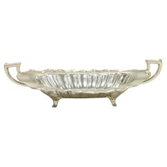 Vintage FB Rogers Victorian Silver Plated Scalloped Centerpiece Fruit Bowl