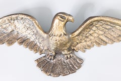 Vintage Federal American Brass Eagle Hanging Wall Plaque