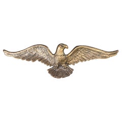 Placa mural colgante vintage Federal American Brass Eagle