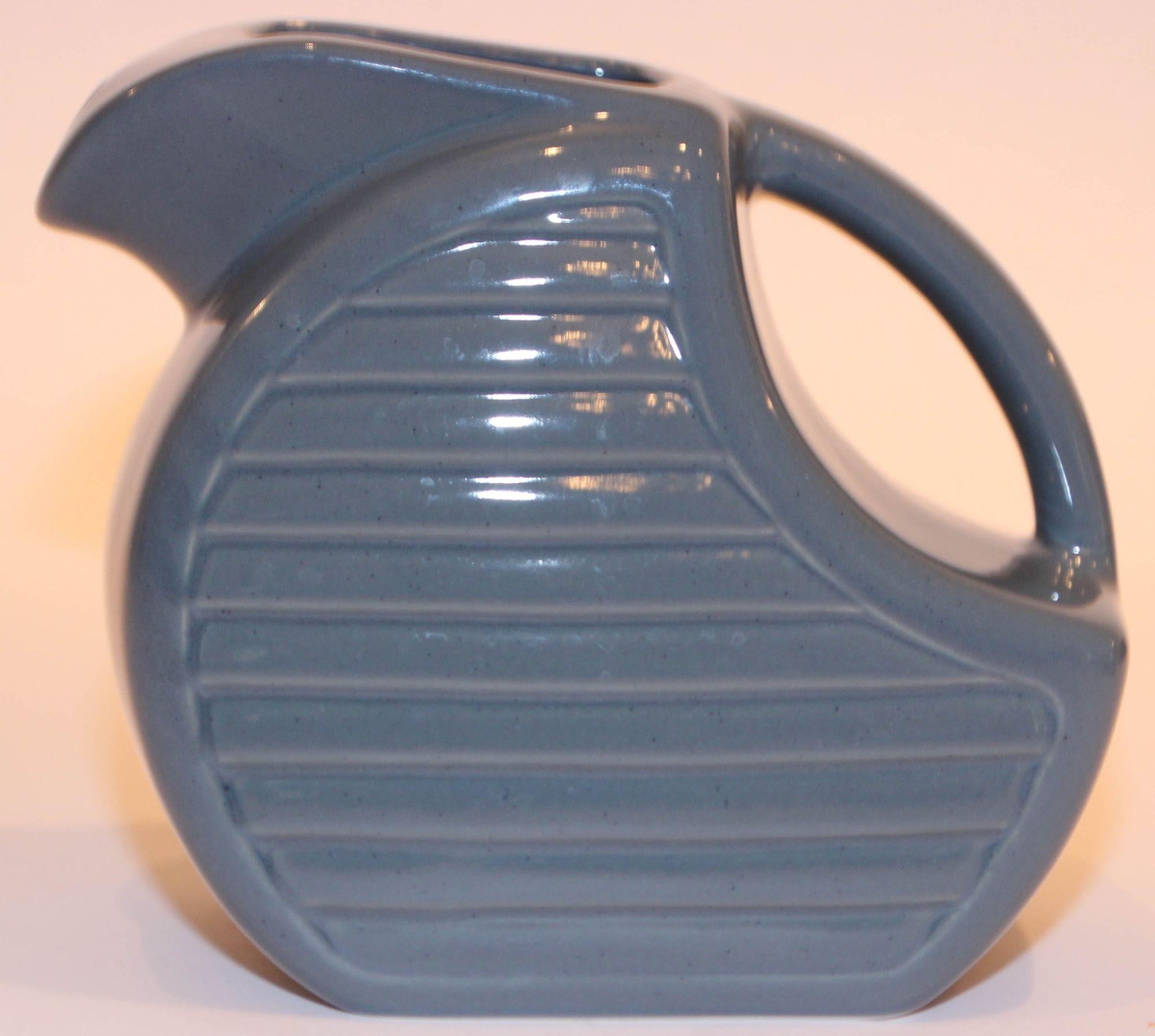 Brocca in ceramica d'epoca Feltman Langer Art Deco Barware in vendita 1