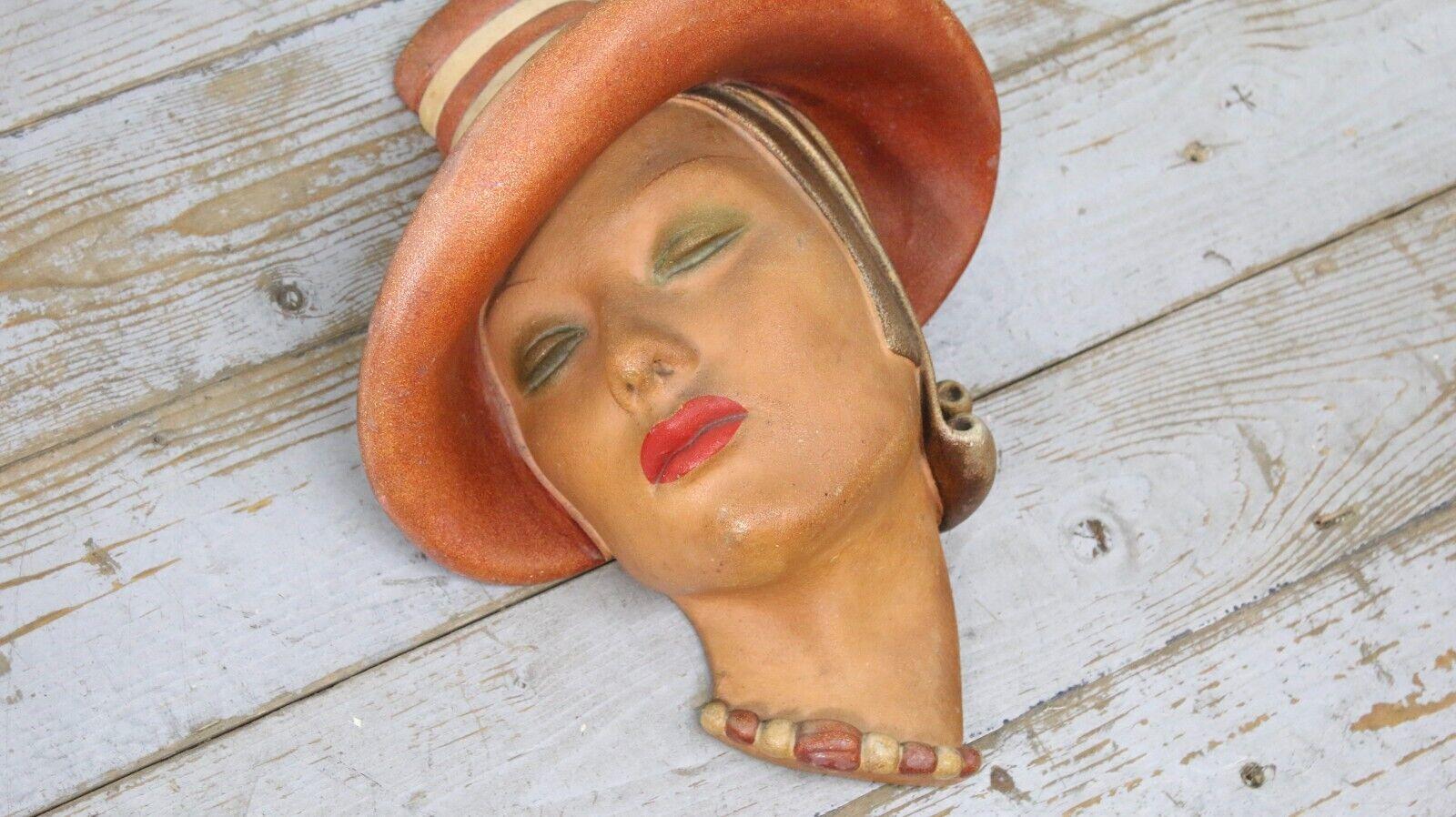 This excellent quality Art Deco wall mask by Jon Douglas is called 