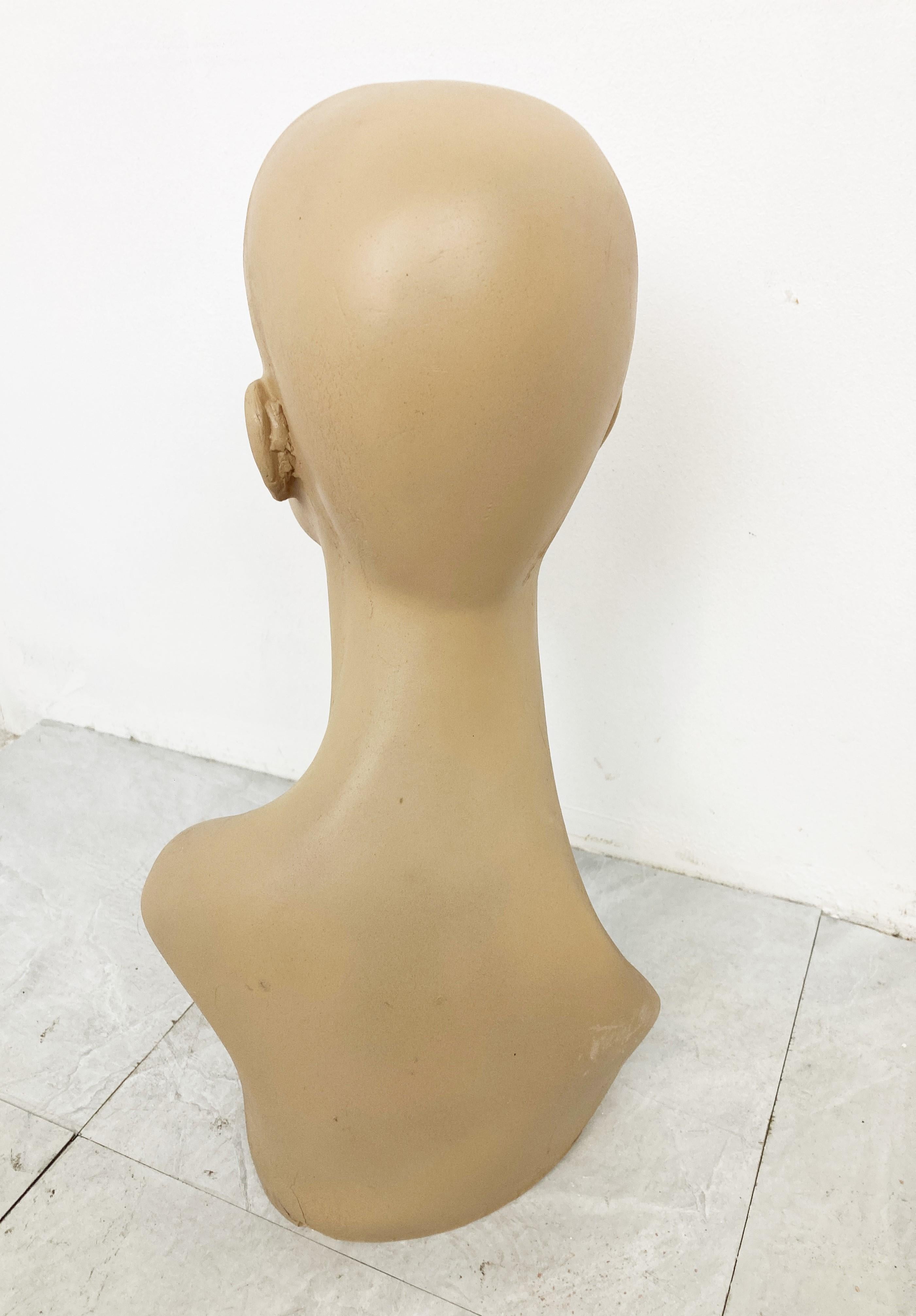 mannequin bust with head
