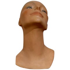 Vintage Female Mannequin Bust