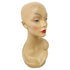Retro Female Mannequin Bust
