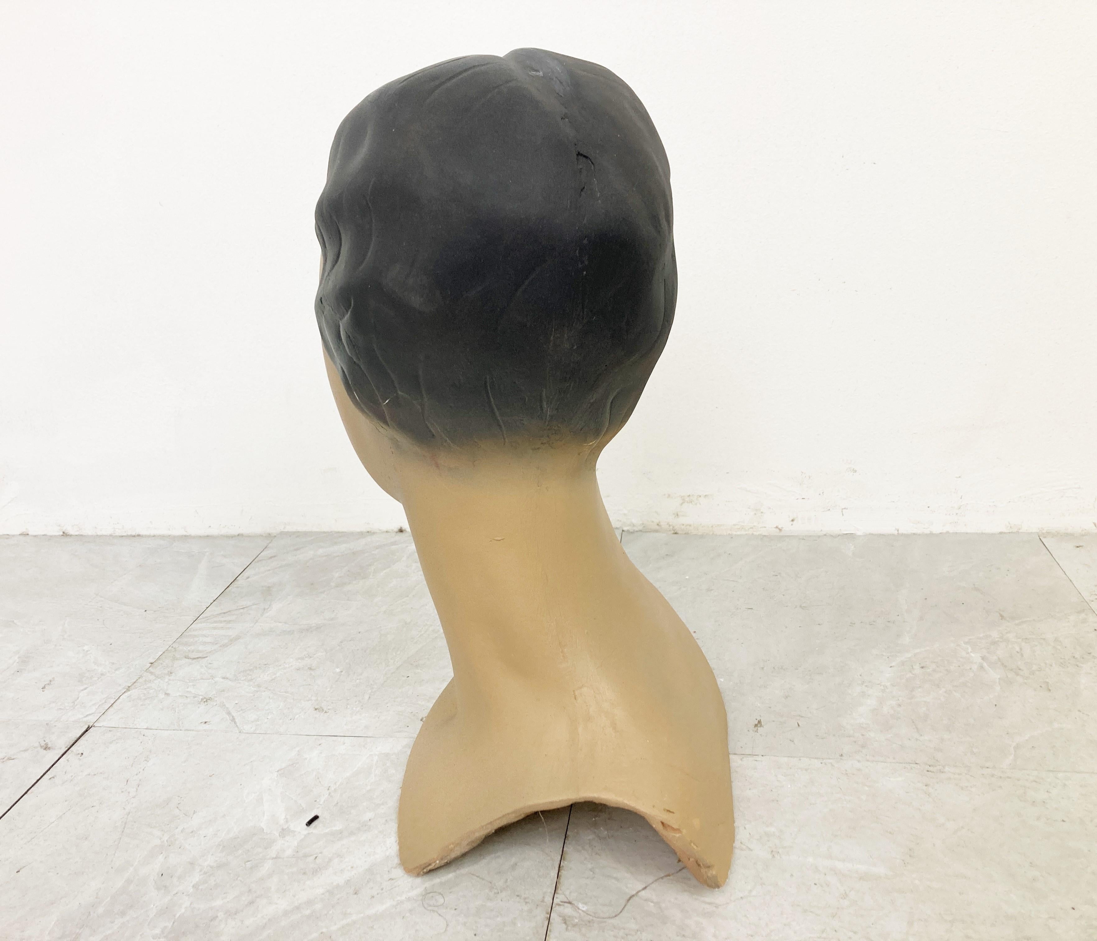 Vintage female mannequin head, 1960s  In Good Condition For Sale In HEVERLEE, BE