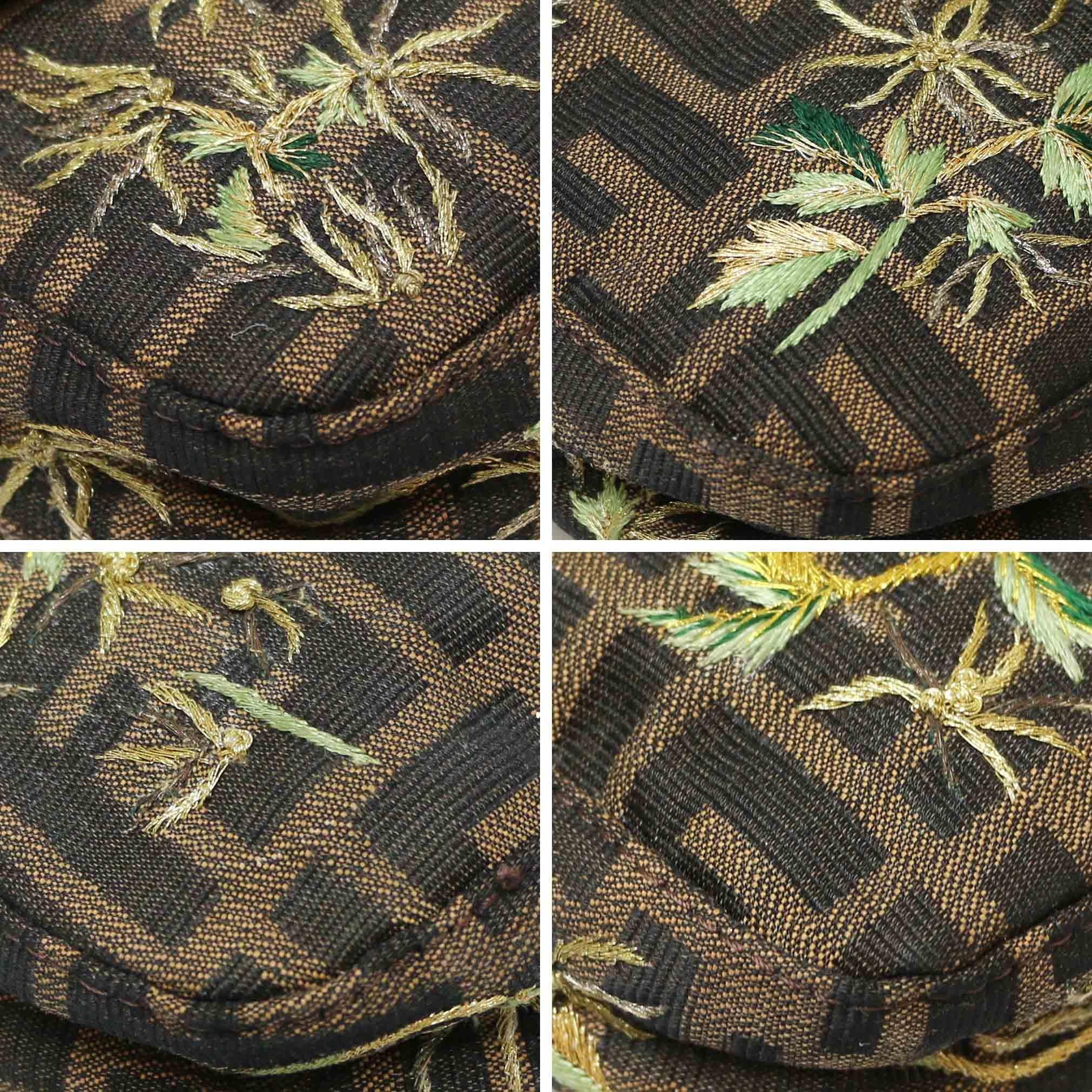 Vintage Fendi Baguette Monogram Embroidery 2