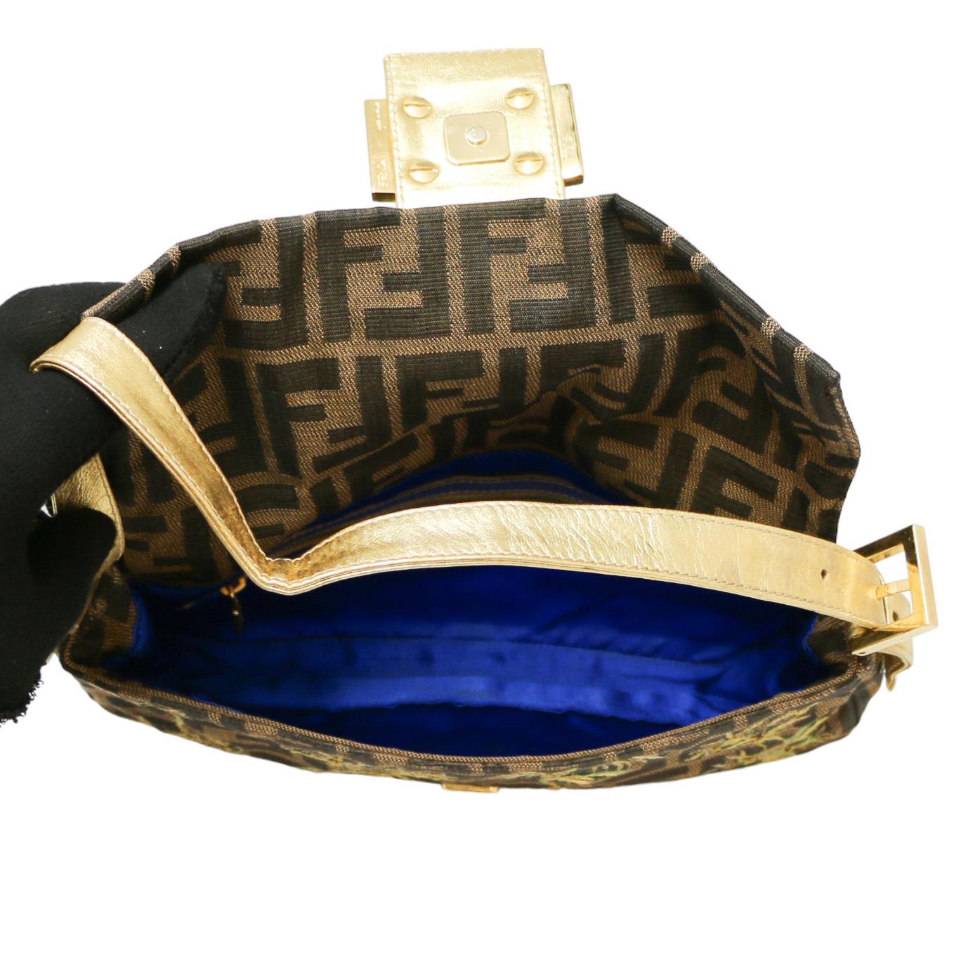 Vintage Fendi Baguette Monogram Embroidery 3