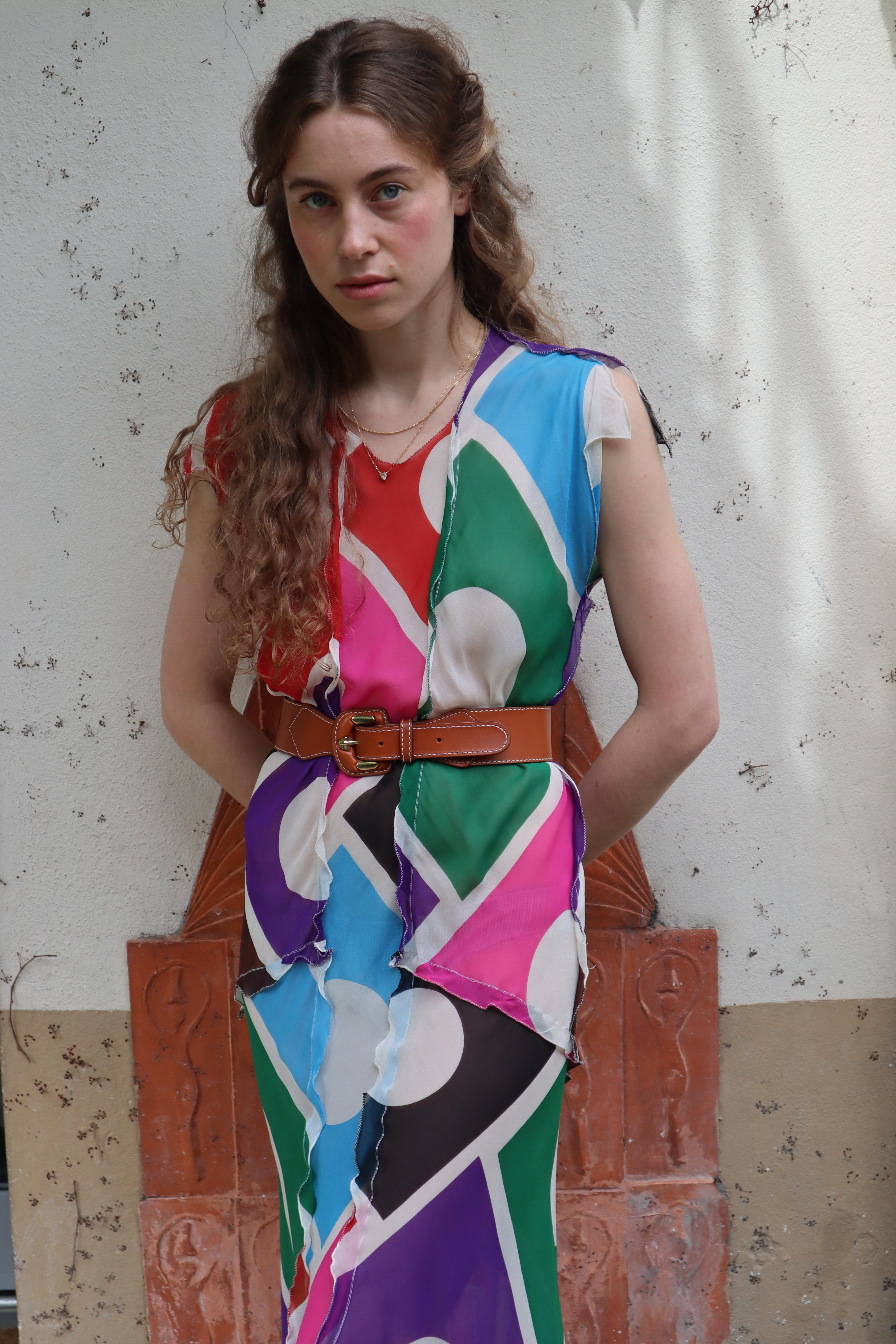 Men's Vintage Fendi dress Silk multicolor  For Sale