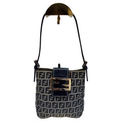 Borsa vintage Fendi FF Mini Baguette Top Handle