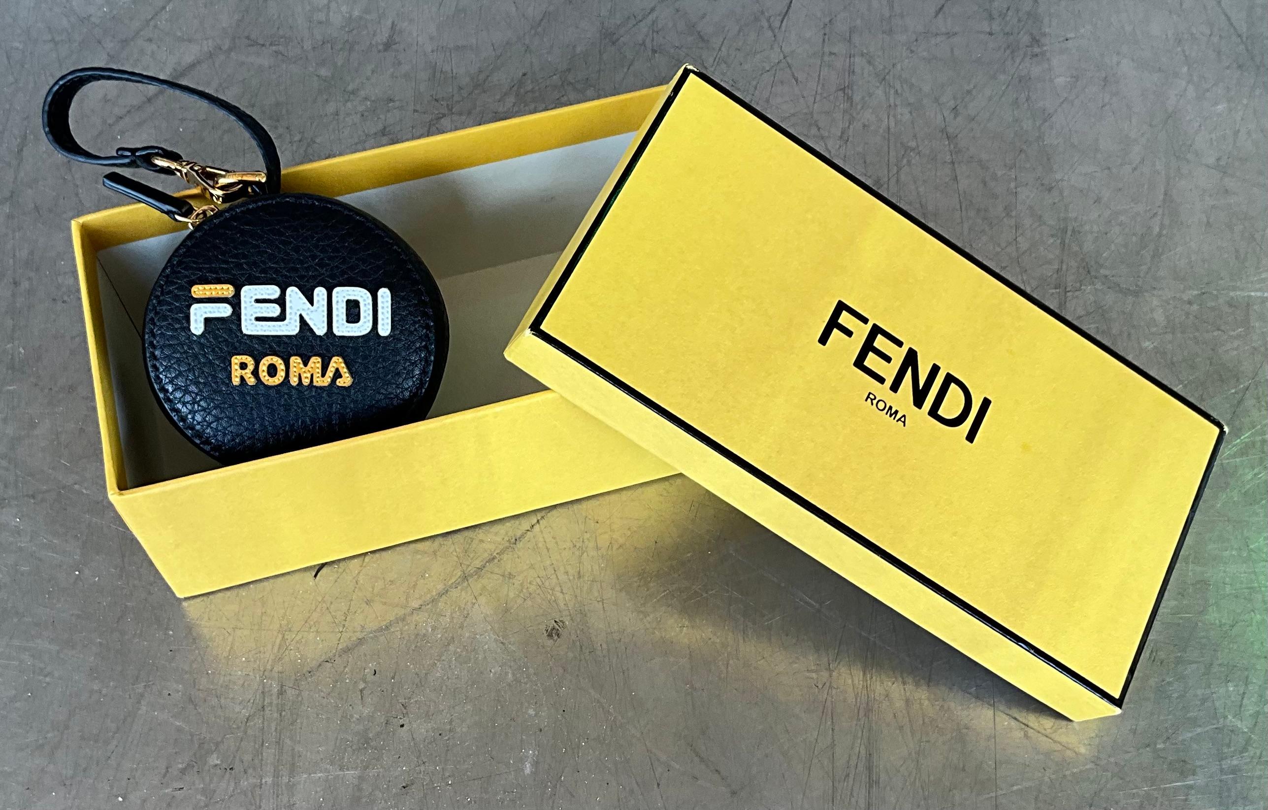 Vintage Fendi Fila Mania Bag Charm with GHW For Sale 8