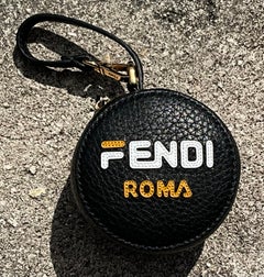 Vintage Fendi Fila Mania Bag Charm with GHW