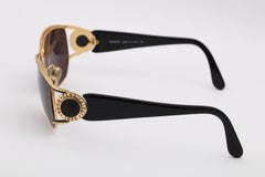 Vintage Fendi Gold/Black Sunglasses