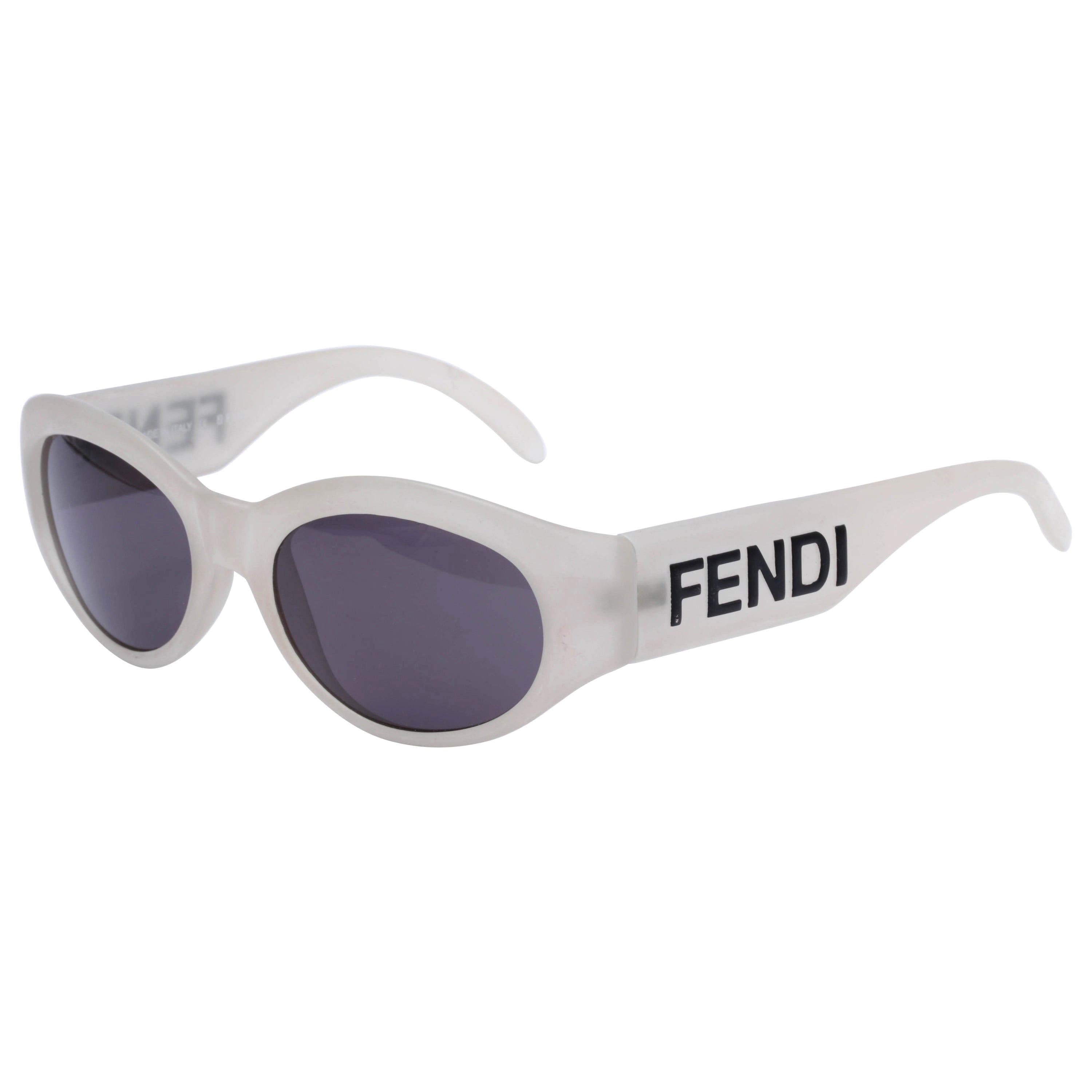 Vintage Fendi Logo Sunglasses For Sale