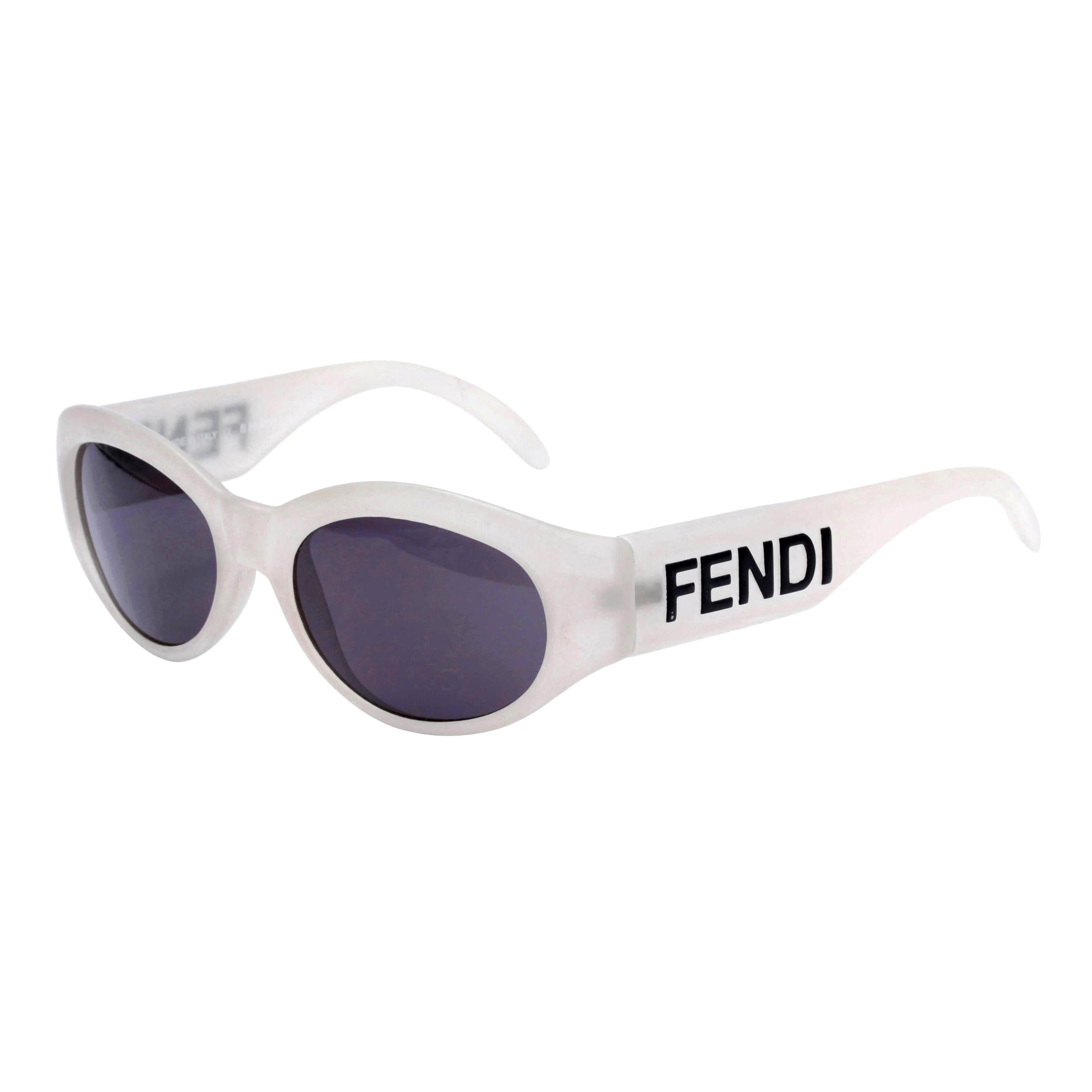 Vintage Fendi Logo Sunglasses For Sale