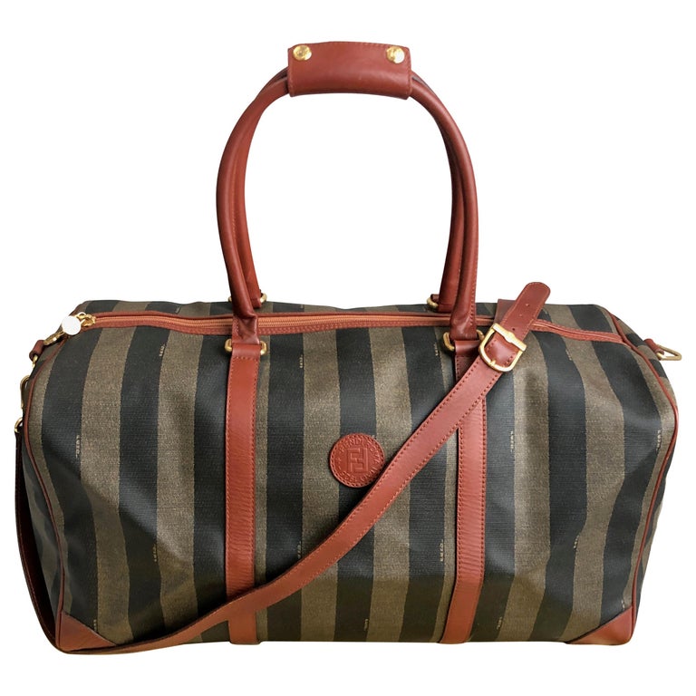 Fendi ORIGINAL Vintage Painted Travel Bag