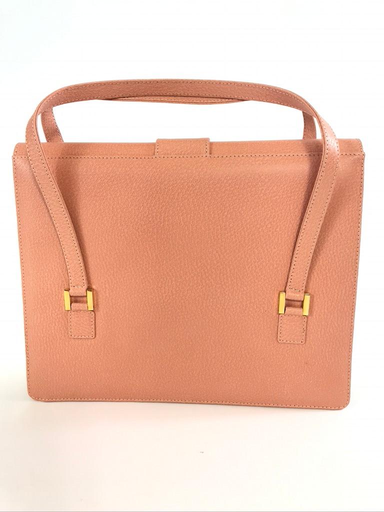 fendi pink leather bag