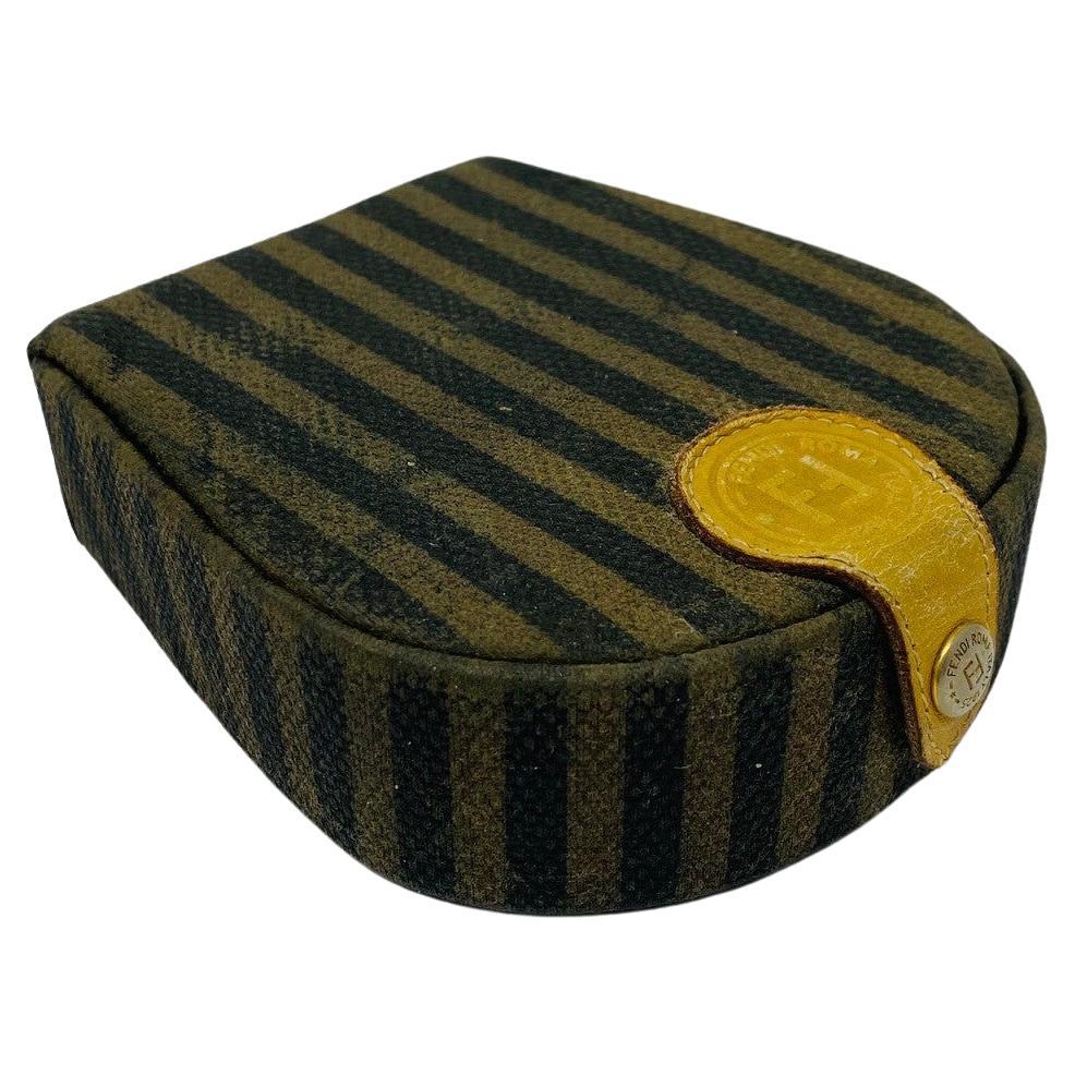 Vintage Fendi Pequin Stripe Trinket Box For Sale