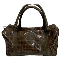 Vintage   FENDI Zucca Boston Bag