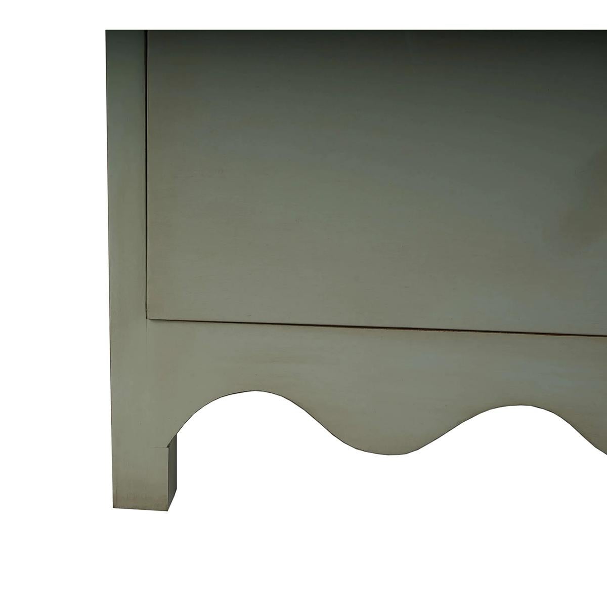 Vintage Fennel Green Dresser In New Condition For Sale In Westwood, NJ