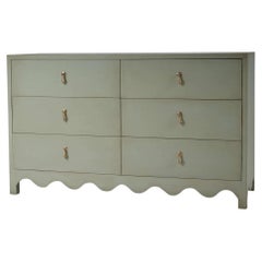 Vintage Fennel Green Dresser