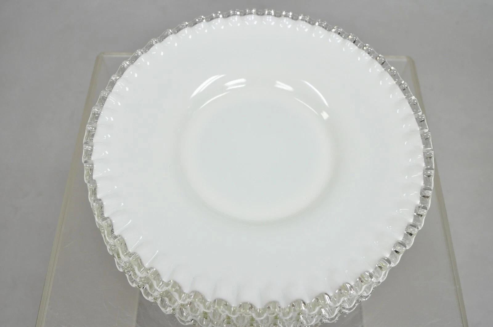 Unknown Vintage Fenton Silver Crest 12