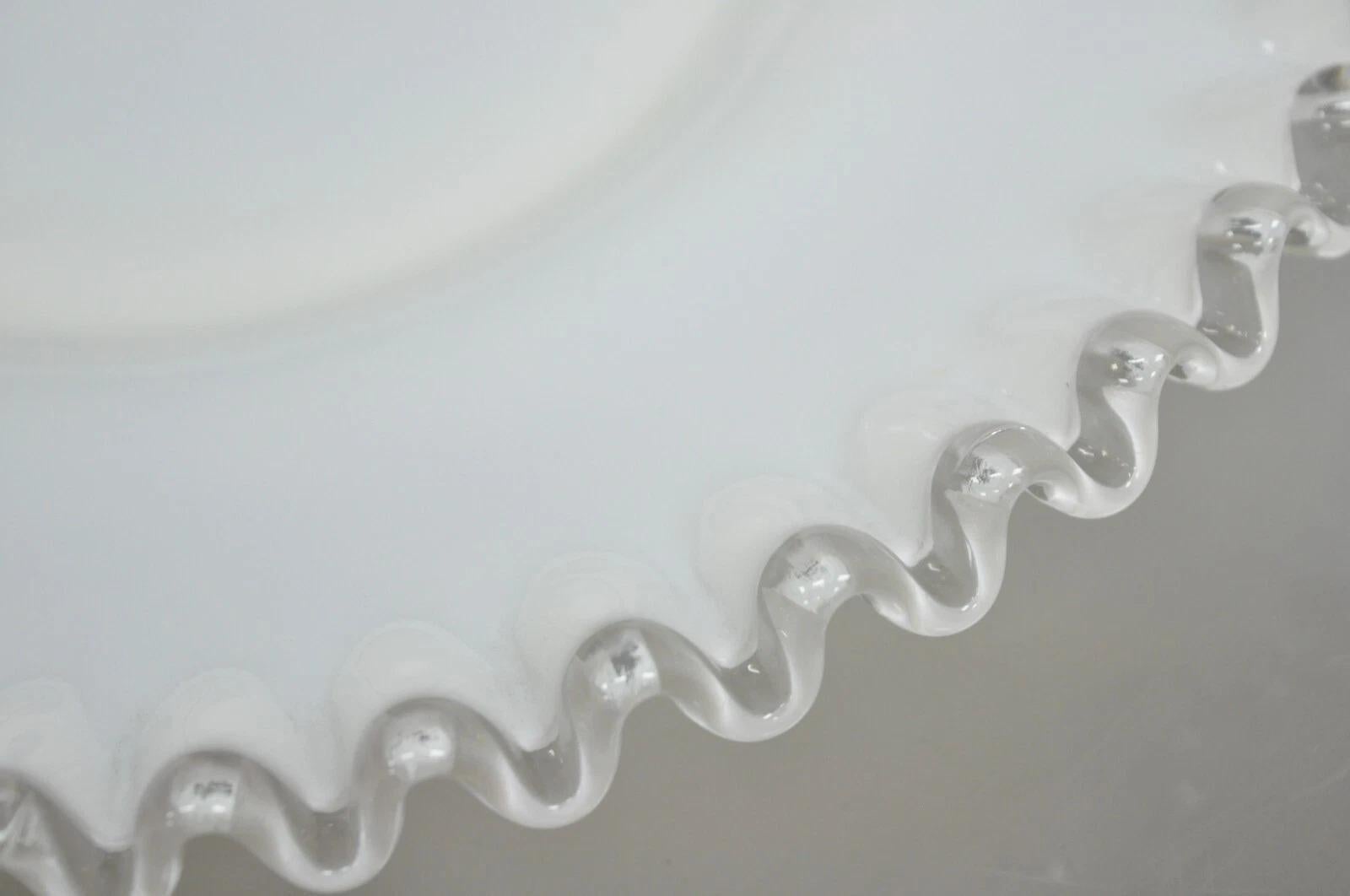 20th Century Vintage Fenton Silver Crest 12