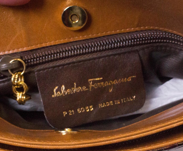 Vintage Ferragamo Leather and Snakeskin Bag at 1stDibs | ferragamo  snakeskin bag, snakeskin purse vintage