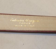 Vintage Ferragamo Leather Belt