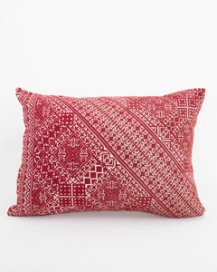 Vintage Fez  Embroidery Pillowcase, 1960s Morocco